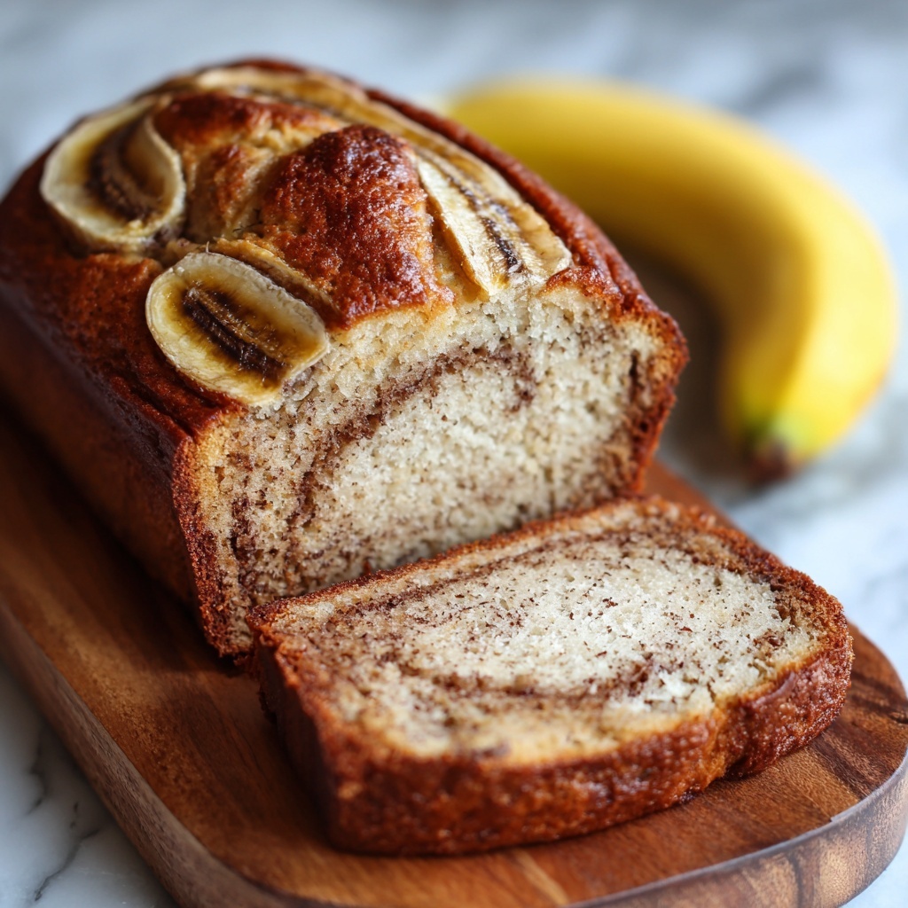 Classic Cinnamon Swirl Banana Bread Recipe - Recipe Image