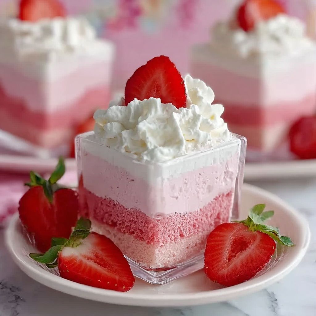 Creamy Strawberry Mousse with Fresh Fruit Garnish Recipe - Recipe Image
