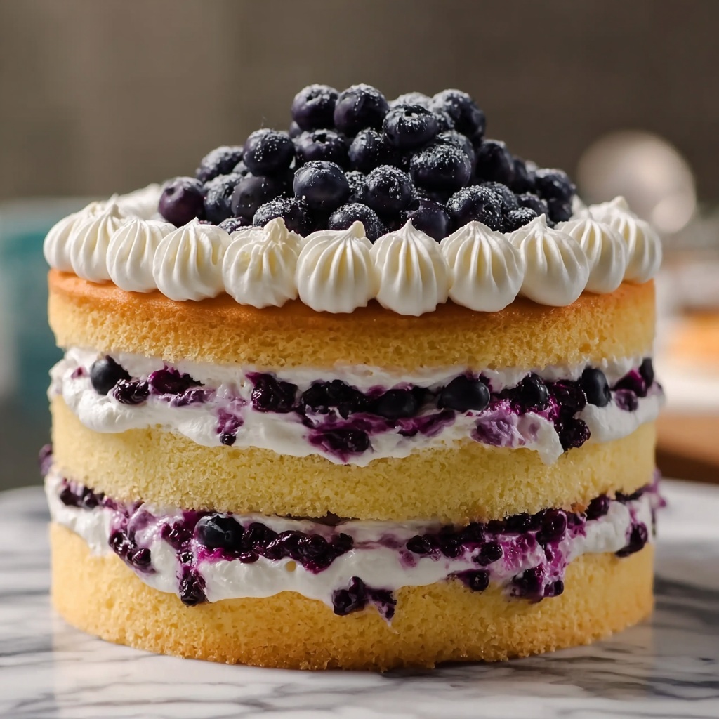 Nova Scotia’s Blueberry Cream Cake Recipe - Recipe Image