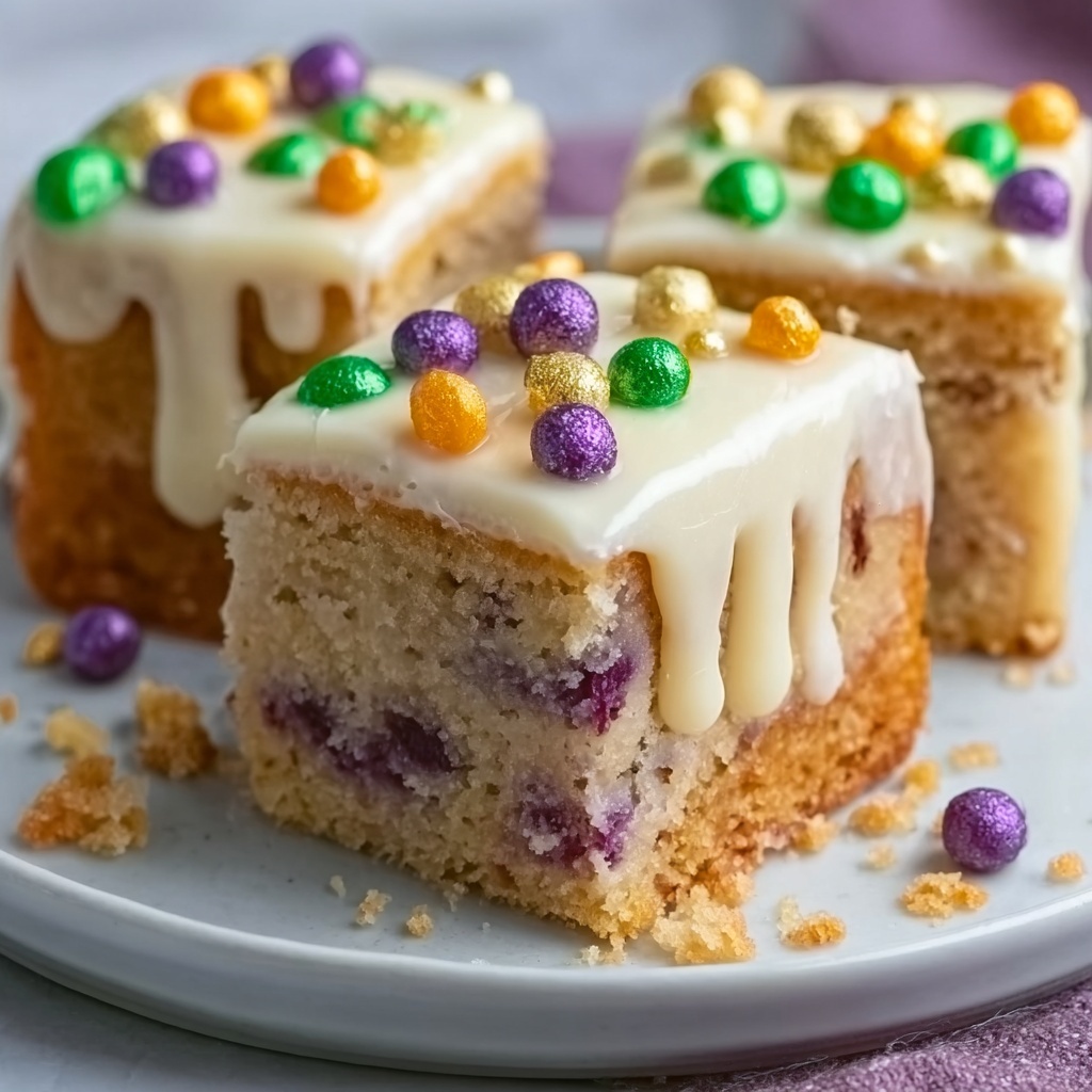 Authentic Mardi Gras King Cake Recipe - Recipe Image