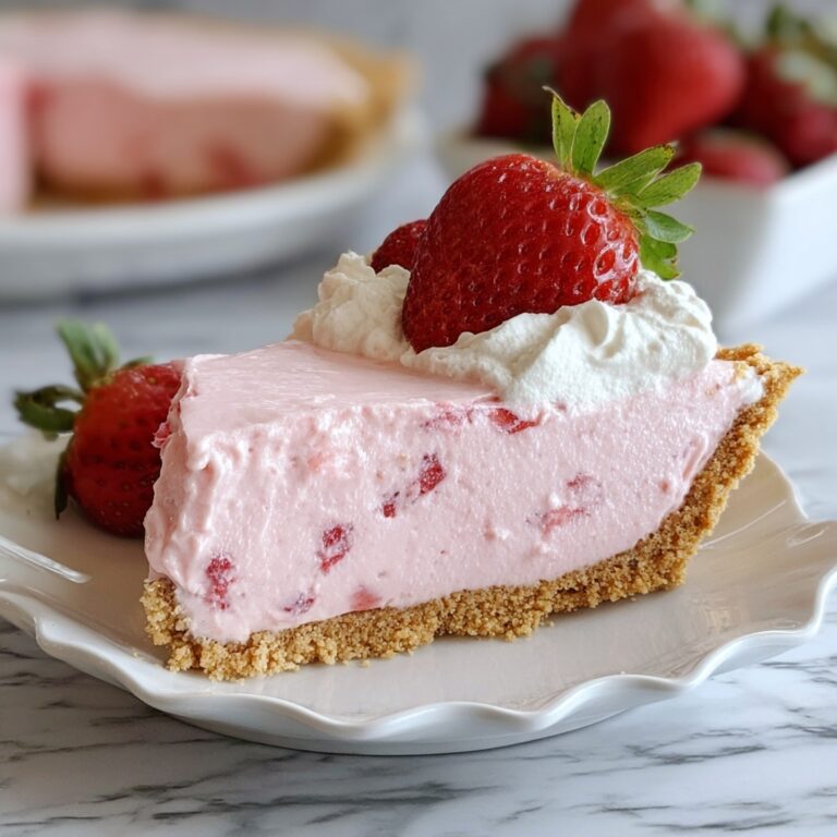 Frozen Strawberry Cream Pie Recipe