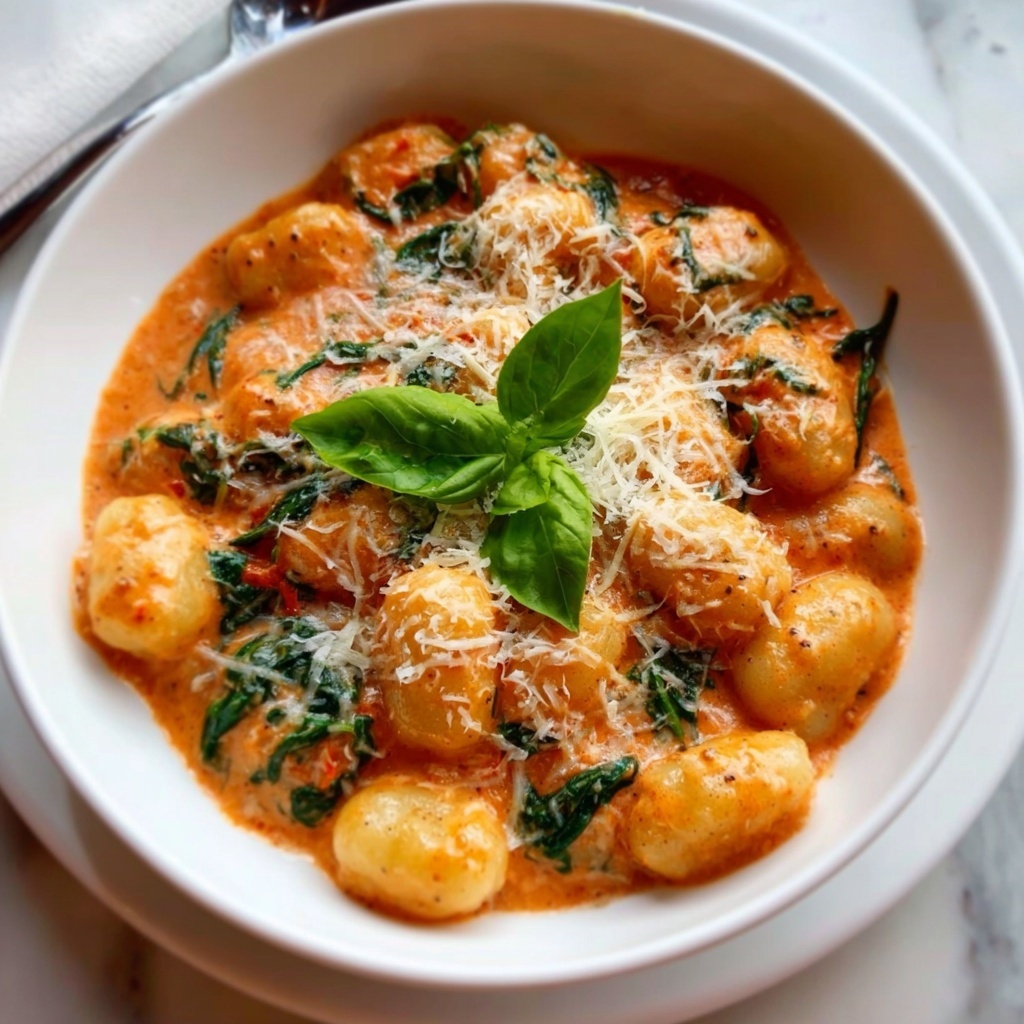 One-Pan Creamy Sausage Gnocchi Recipe - Recipe Image