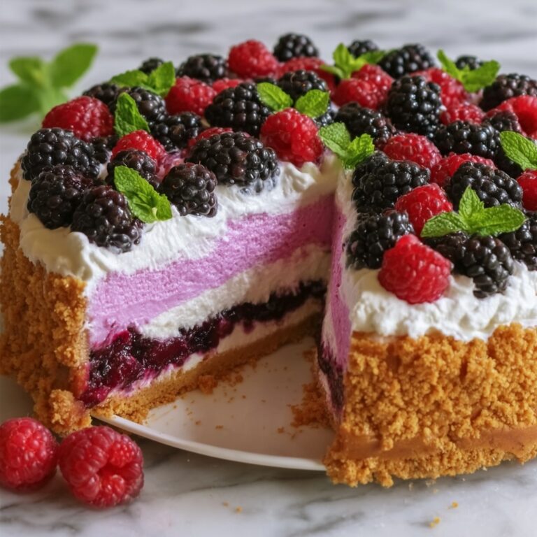 Berry Cream Cheese Cake Recipe
