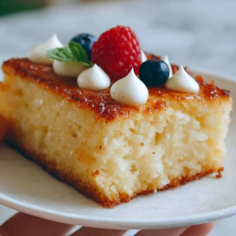 Vanilla Custard Cream Squares Recipe