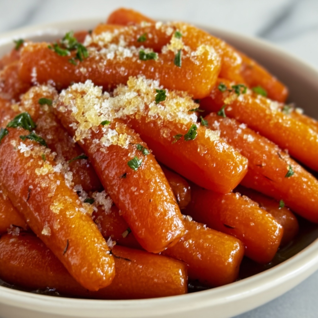Slow Cooker Baby Carrots with Honey and Brown Sugar Recipe - Recipe Image