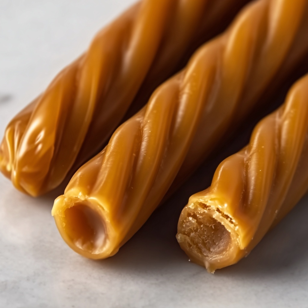 Caramel Noodles with Pastel Colors and Edible Glitter Recipe - Recipe Image