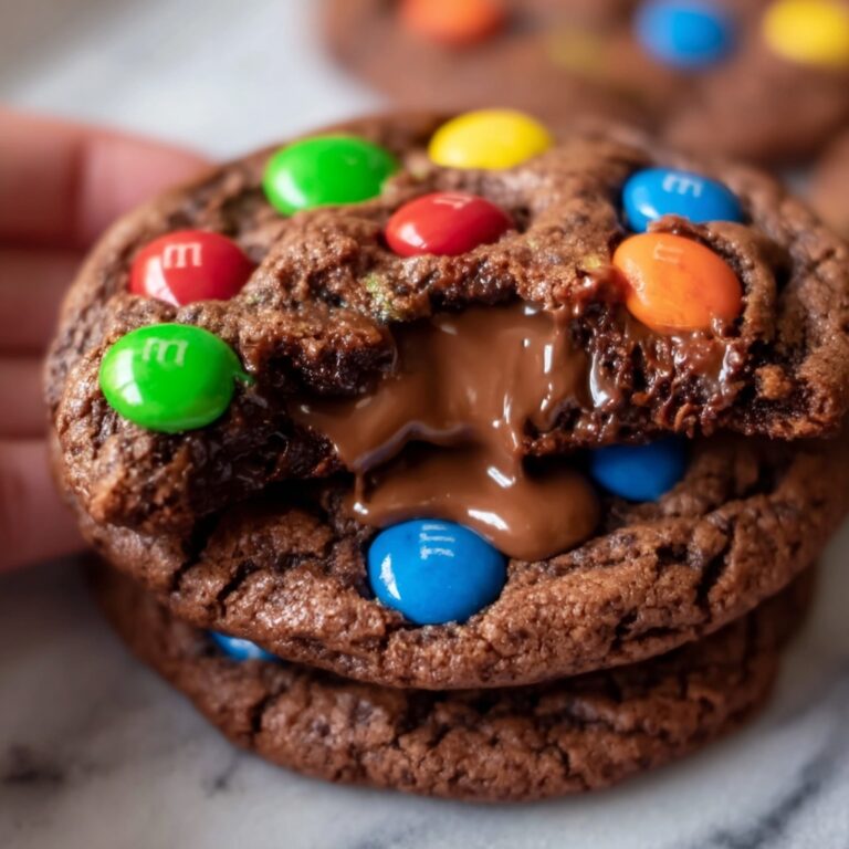 Chocolate Lava M&M Surprise Cookies Recipe