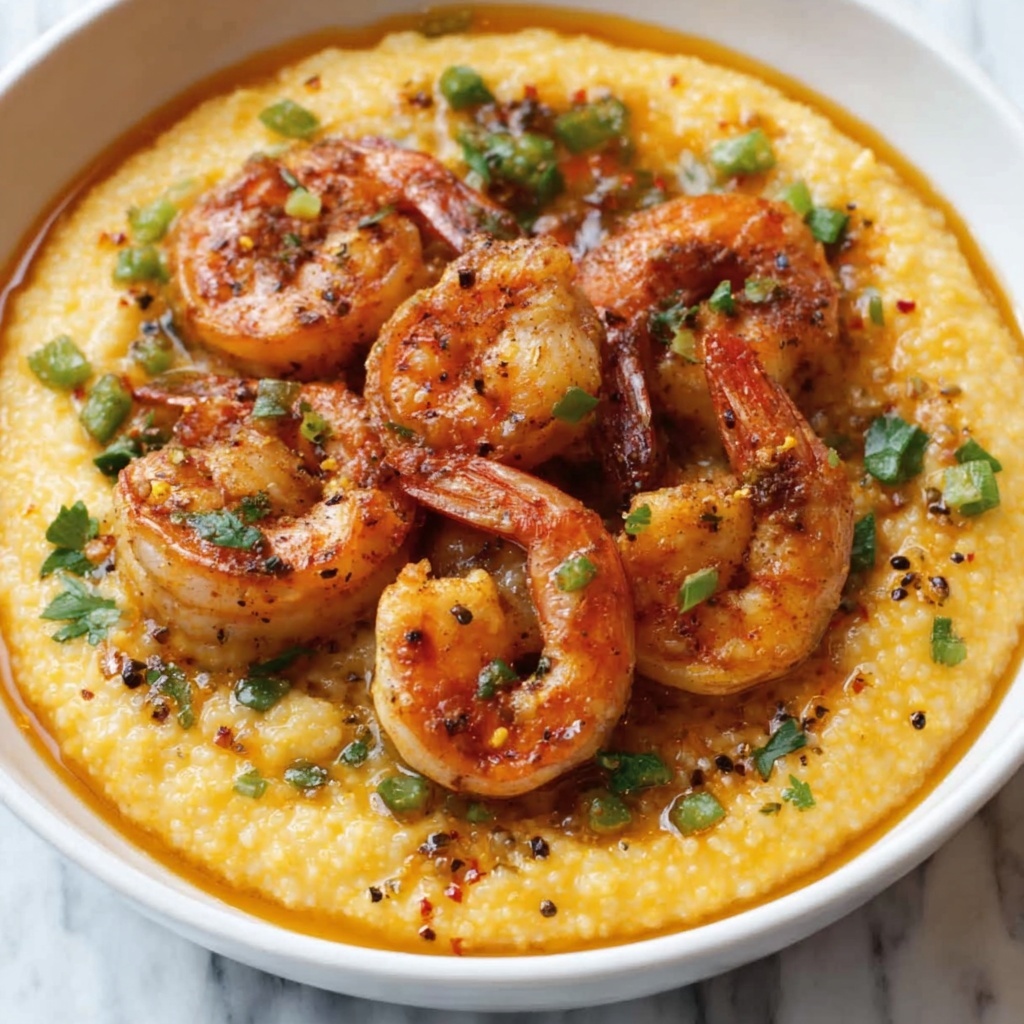 Creamy Lowcountry Shrimp and Grits Recipe - Recipe Image