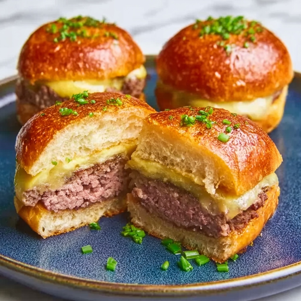 Roast Beef Sliders with Caramelized Onions and Horseradish Recipe - Recipe Image