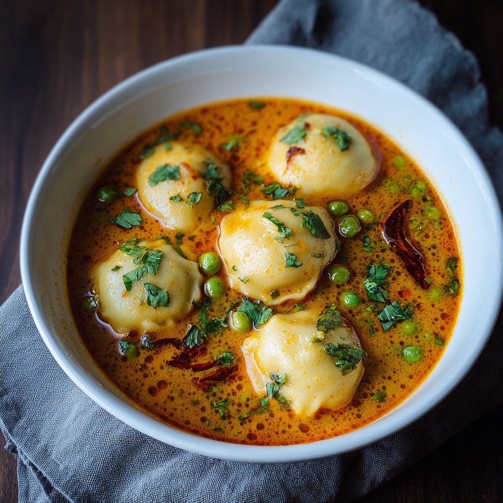 Coconut Curry Soup with Dumplings Recipe - Recipe Image