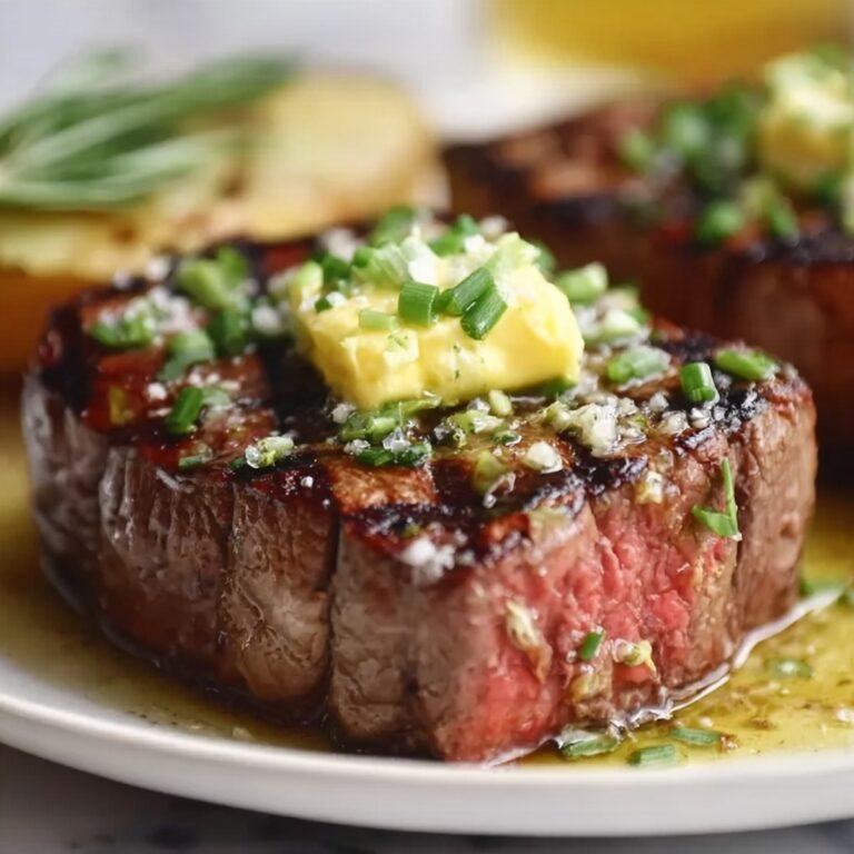 Pan-Seared Ribeye Steak with Garlic Butter and Herbs Recipe