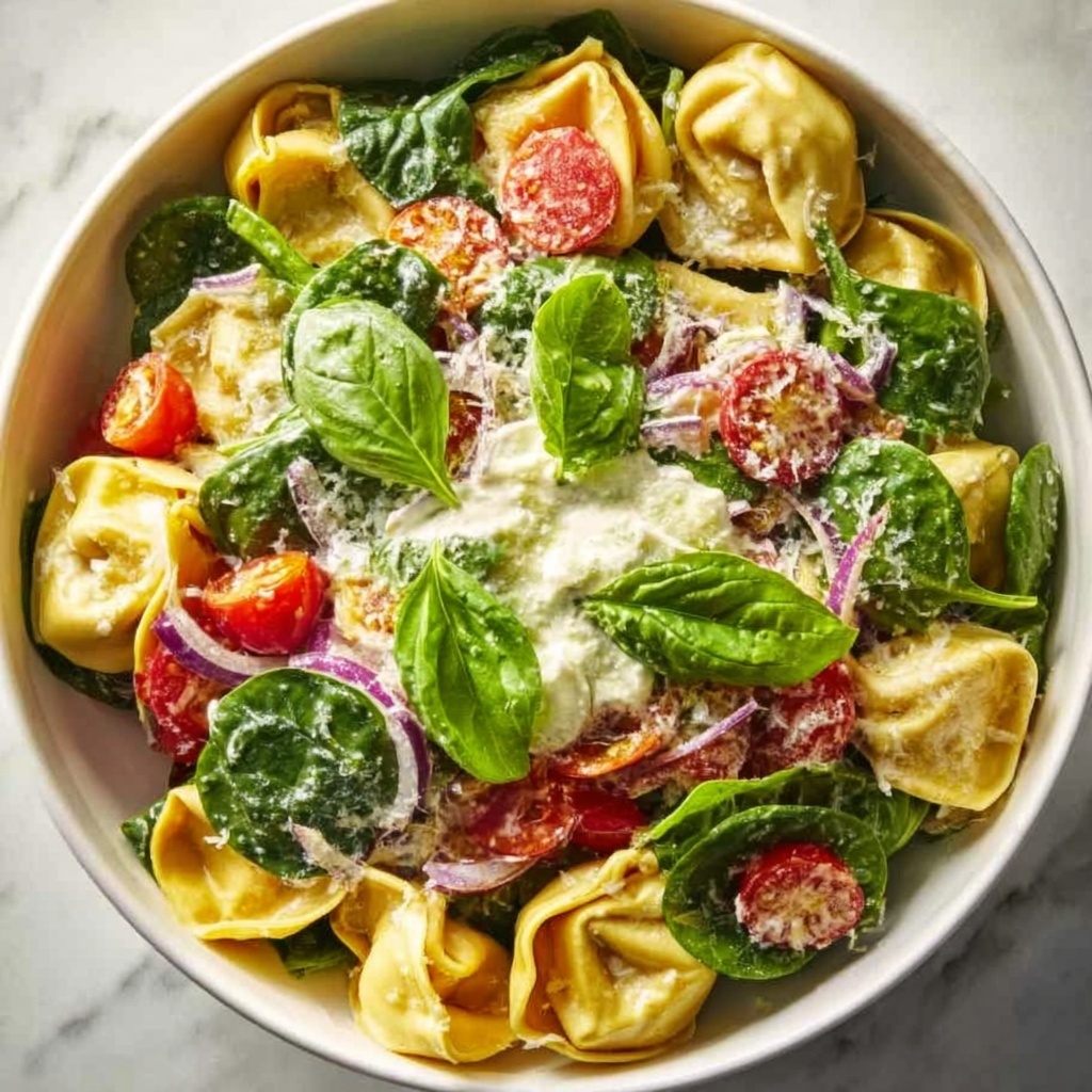 Easy Fresh Grinder Tortellini Salad Recipe - Recipe Image