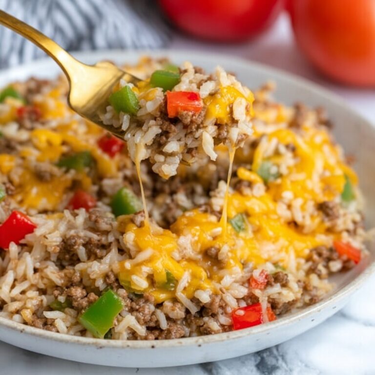 Cheesy Unstuffed Pepper Skillet Recipe