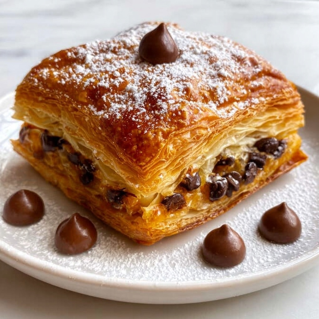 Croissant Breakfast Bake with Chocolate Chips Recipe - Recipe Image
