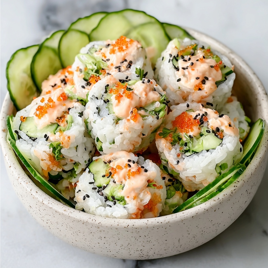 Fresh Cucumber California Roll Salad for a Healthy Kick Recipe - Recipe Image