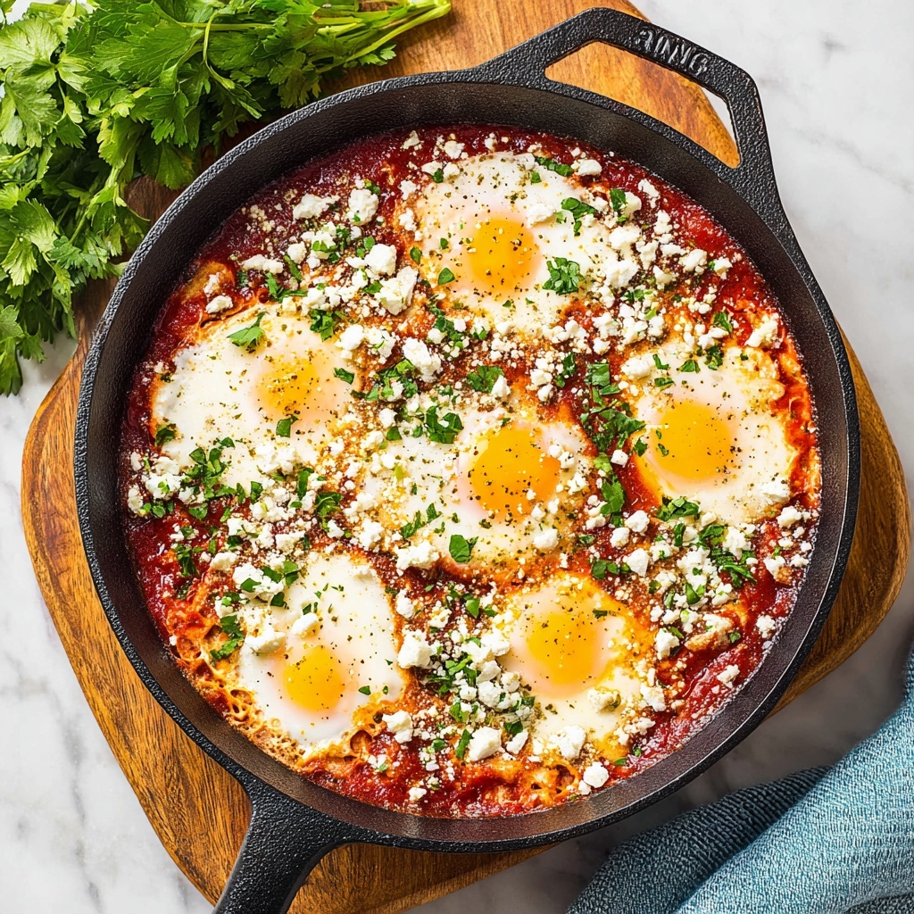 Shakshuka with Chickpeas and Feta Recipe - Recipe Image