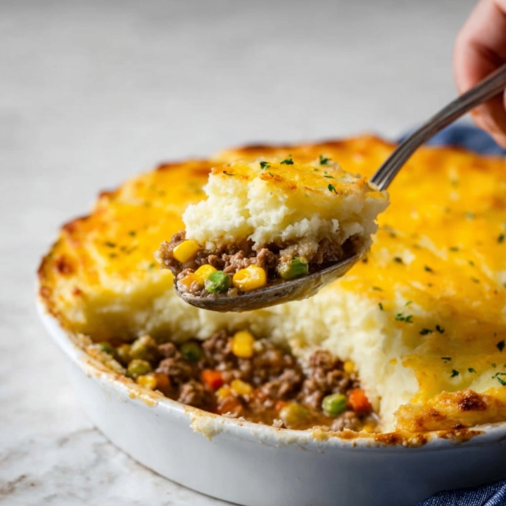 Classic Shepherd’s Pie with Mashed Potatoes and Beef Filling Recipe - Recipe Image