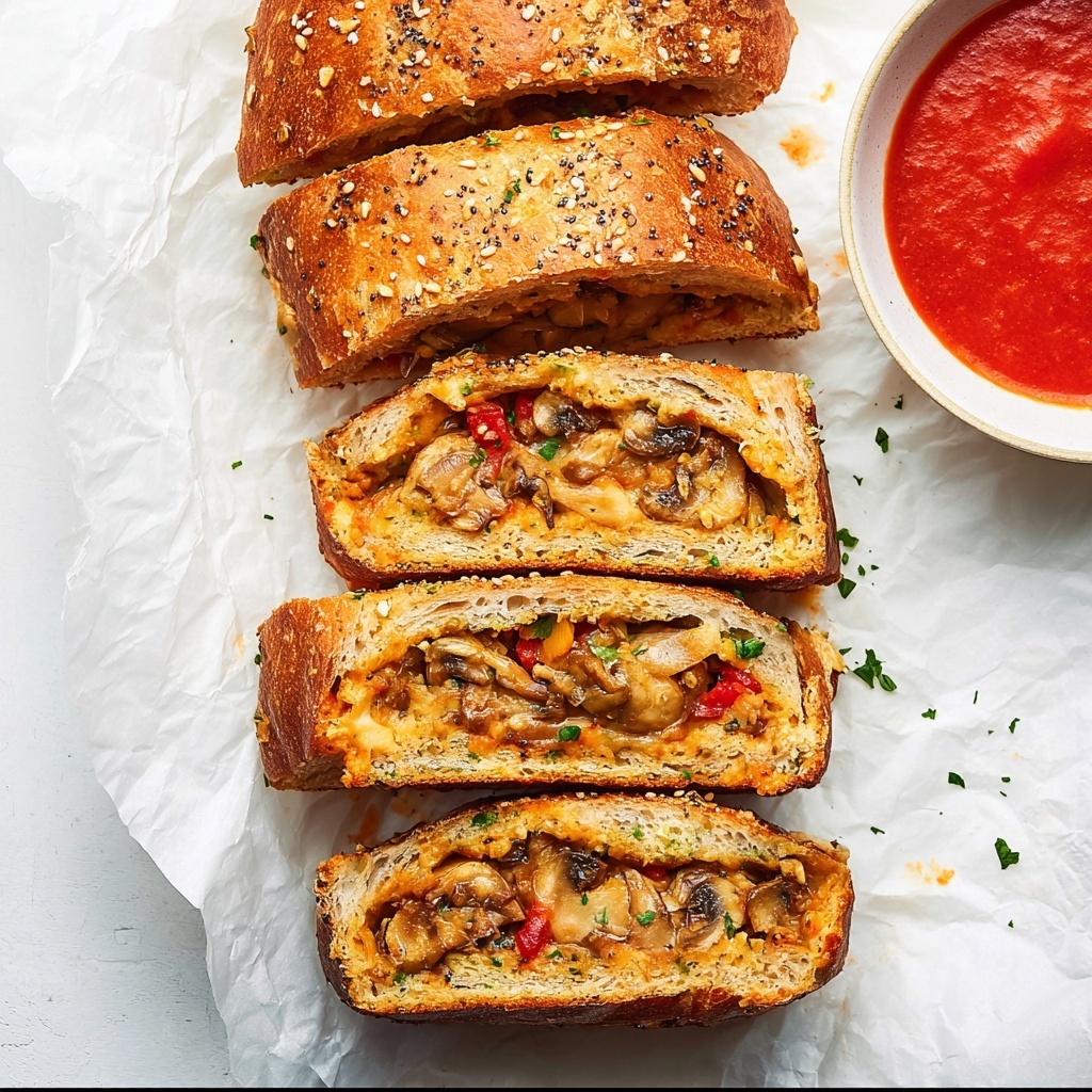 Sausage, Pepper, and Onion Stromboli Recipe - Recipe Image
