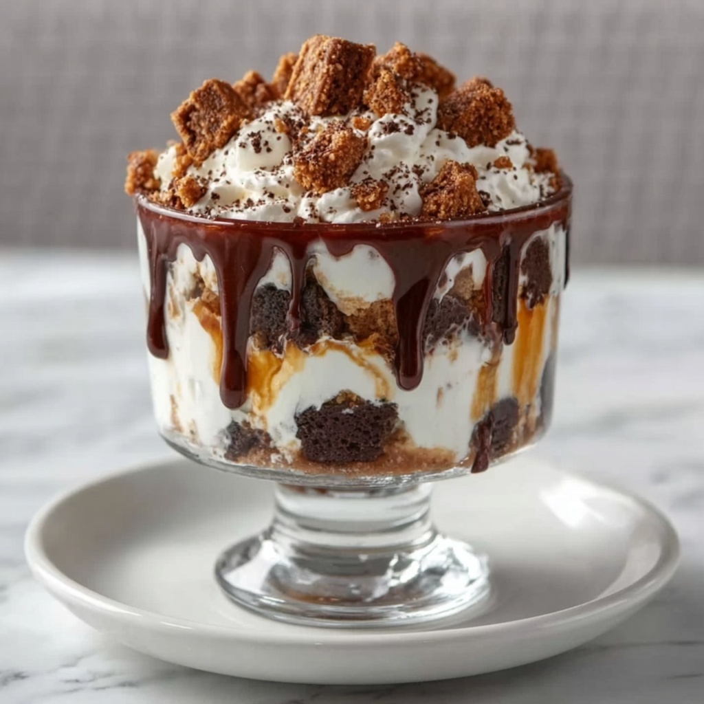 Chocolate Toffee Trifle Recipe - Recipe Image