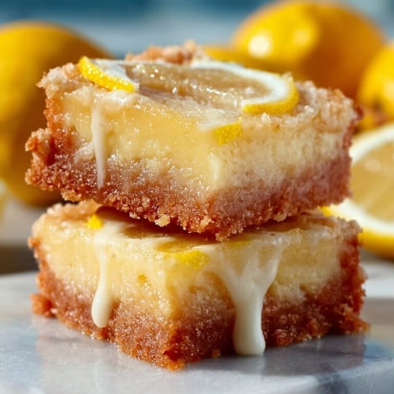 Lemon Blondies with Lemon Glaze Recipe