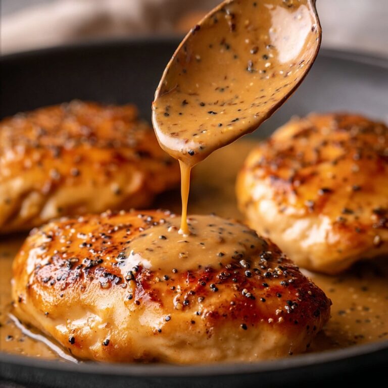 JB’s Chicken au Poivre with Creamy Peppercorn Sauce Recipe