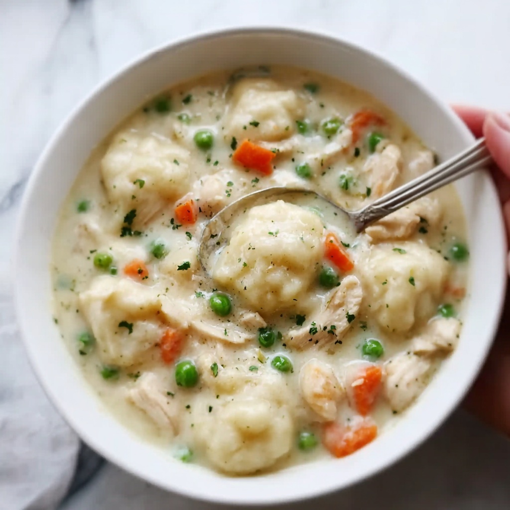 Chicken and Dumplings with Biscuits Recipe - Recipe Image