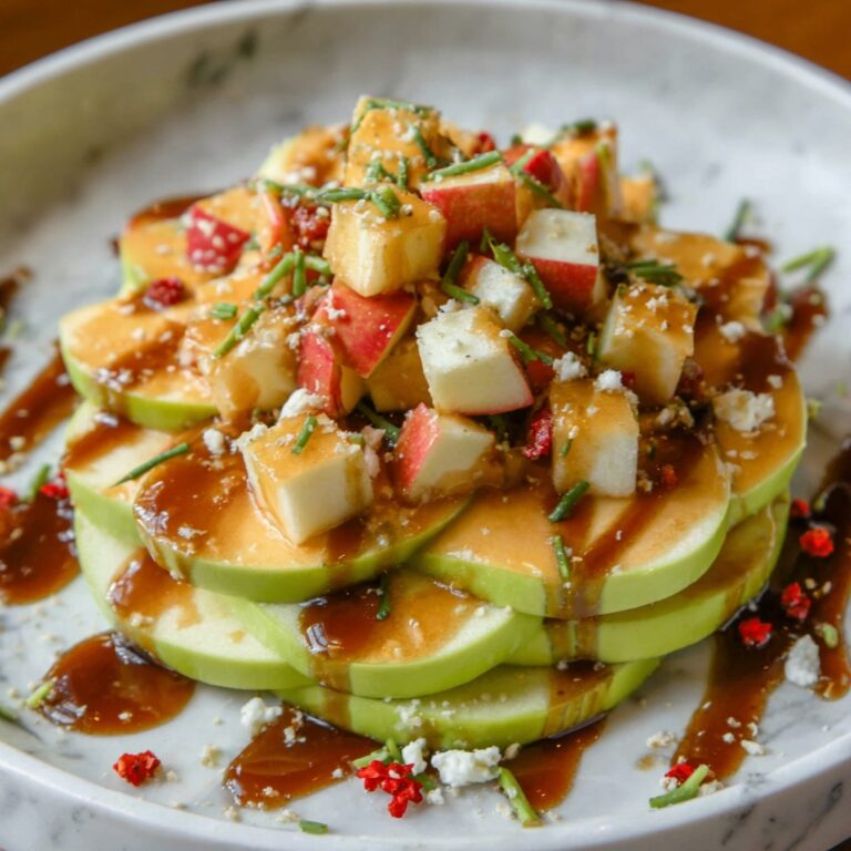 Apple Nachos with Peanut Butter, Chocolate, and Crunchy Toppings Recipe