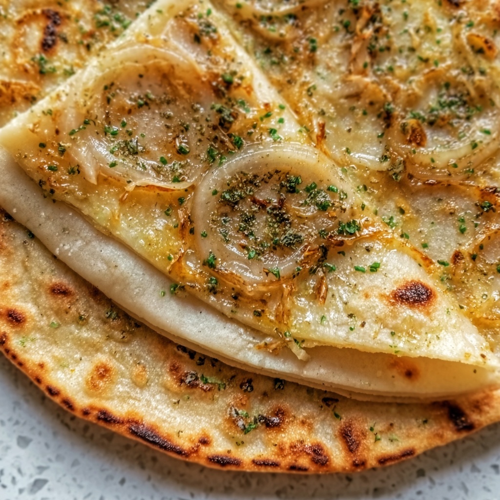 Garlic Flatbread Recipe - Recipe Image