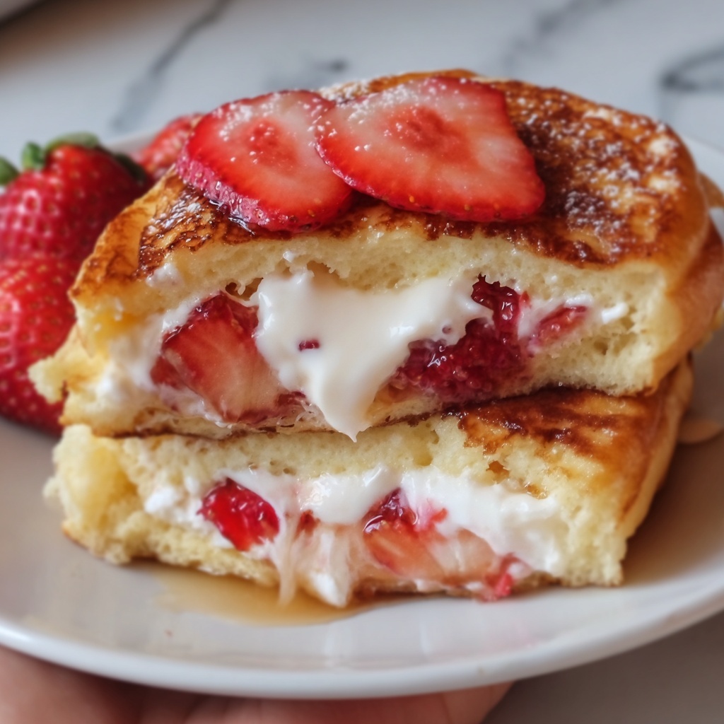 Strawberry Cheesecake French Toast Recipe - Recipe Image