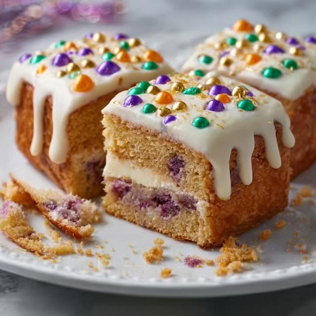 Authentic Mardi Gras King Cake Recipe - Recipe Image
