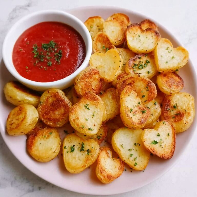 Valentine’s Day Roasted Potato Hearts Recipe