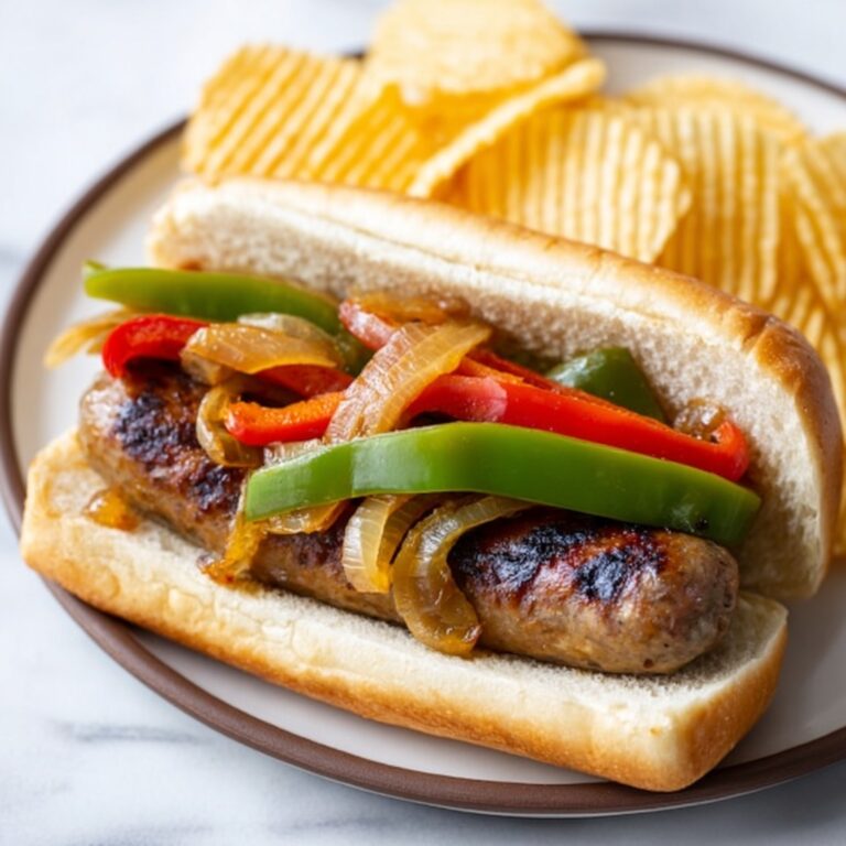 Sausage, Peppers, and Onions Sandwiches Recipe