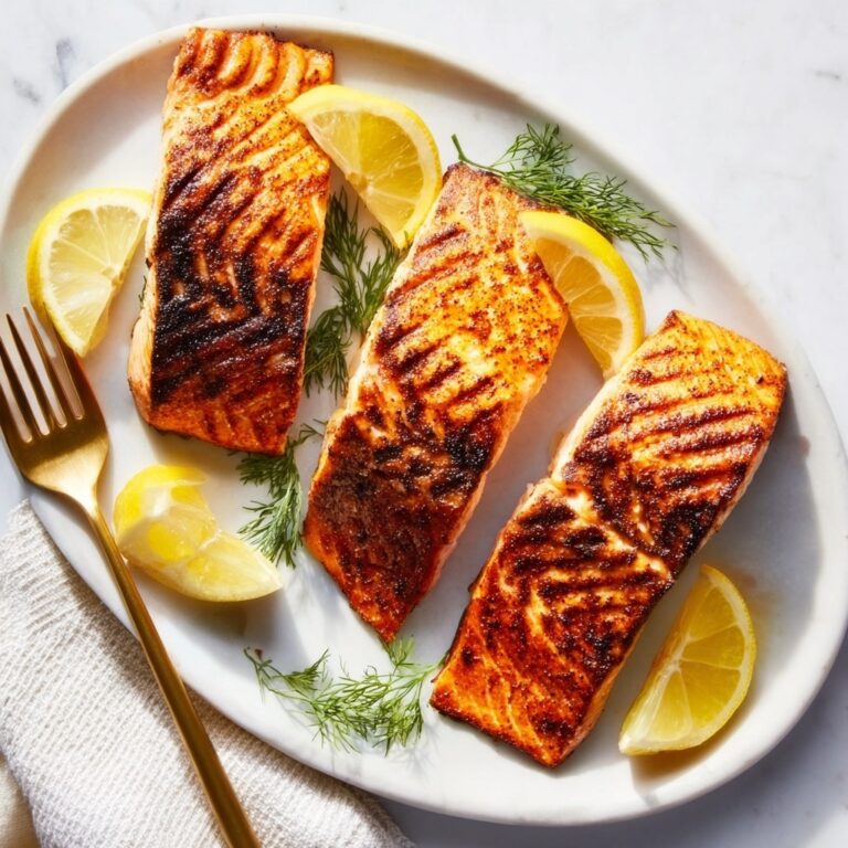 Baked Cajun Salmon with Parmesan Risotto Recipe