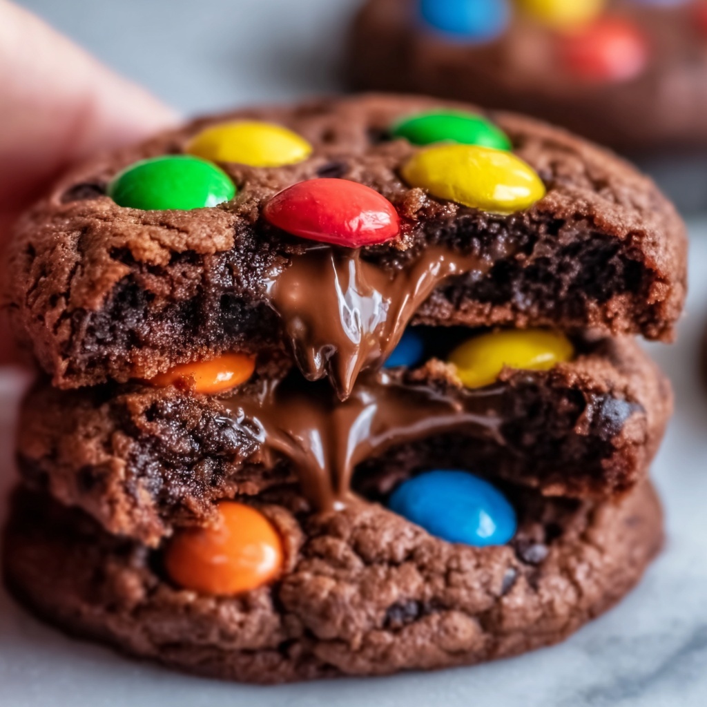 Chocolate Lava M&M Surprise Cookies Recipe - Recipe Image