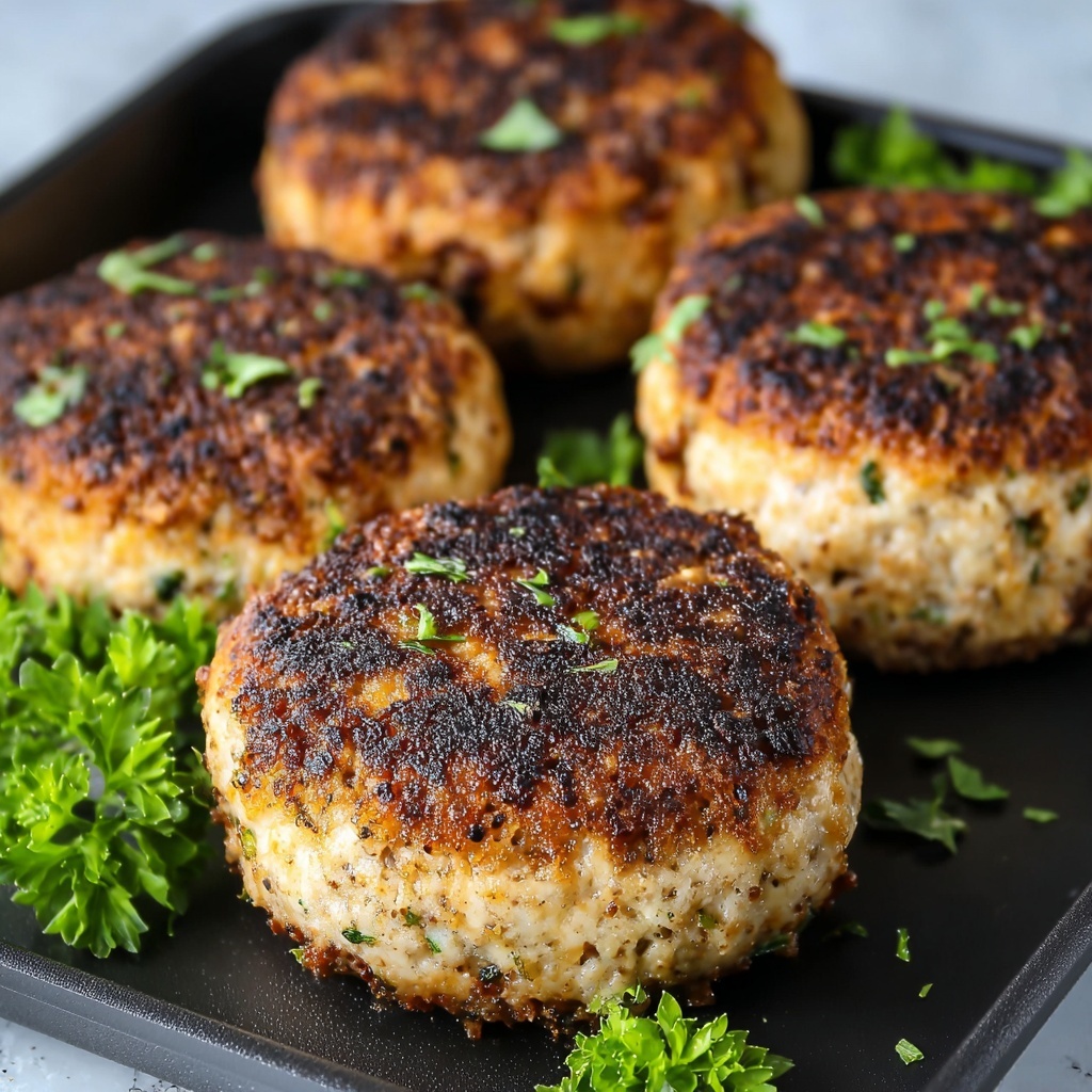 Garlic Parmesan Chicken Meatloaves Recipe - Recipe Image