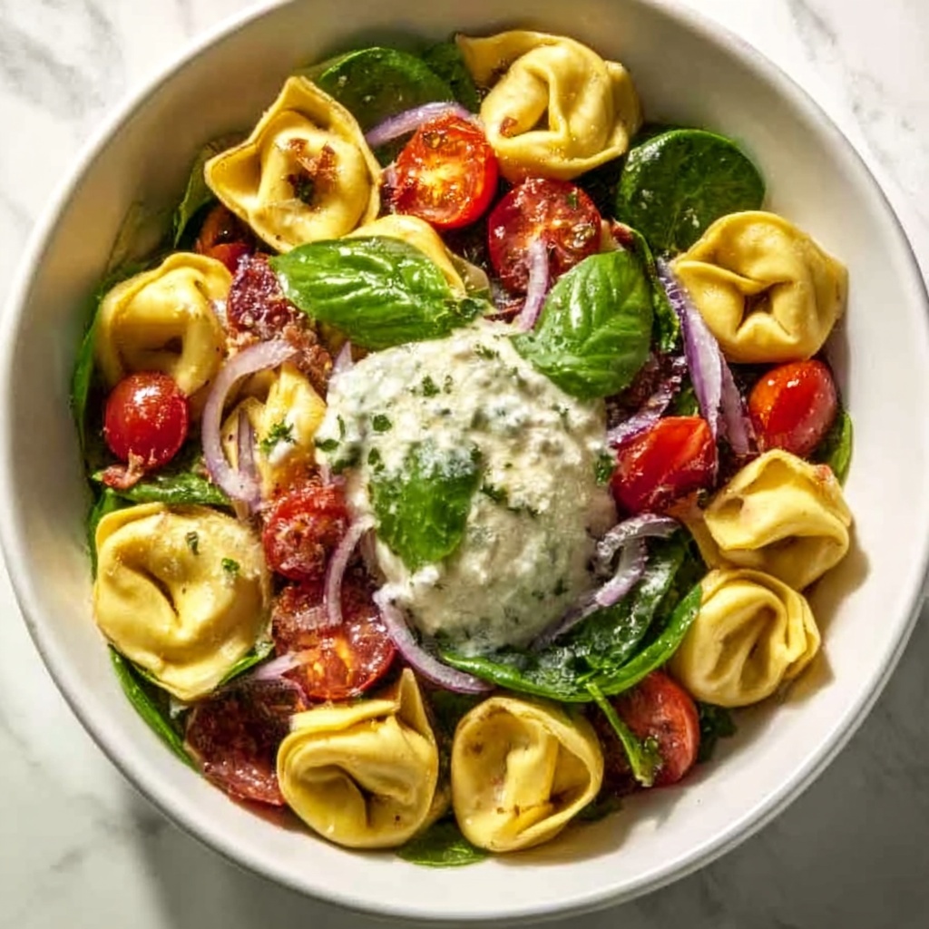Easy Fresh Grinder Tortellini Salad Recipe - Recipe Image