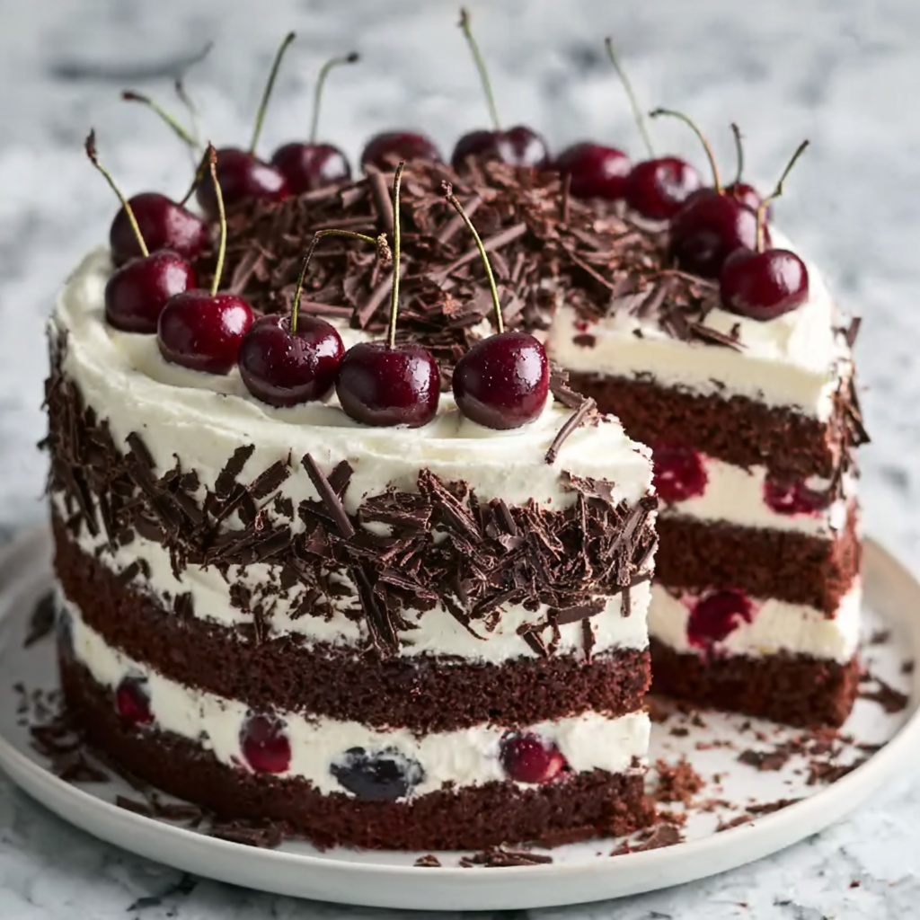 Chocolate & Cherry Delight Recipe - Recipe Image