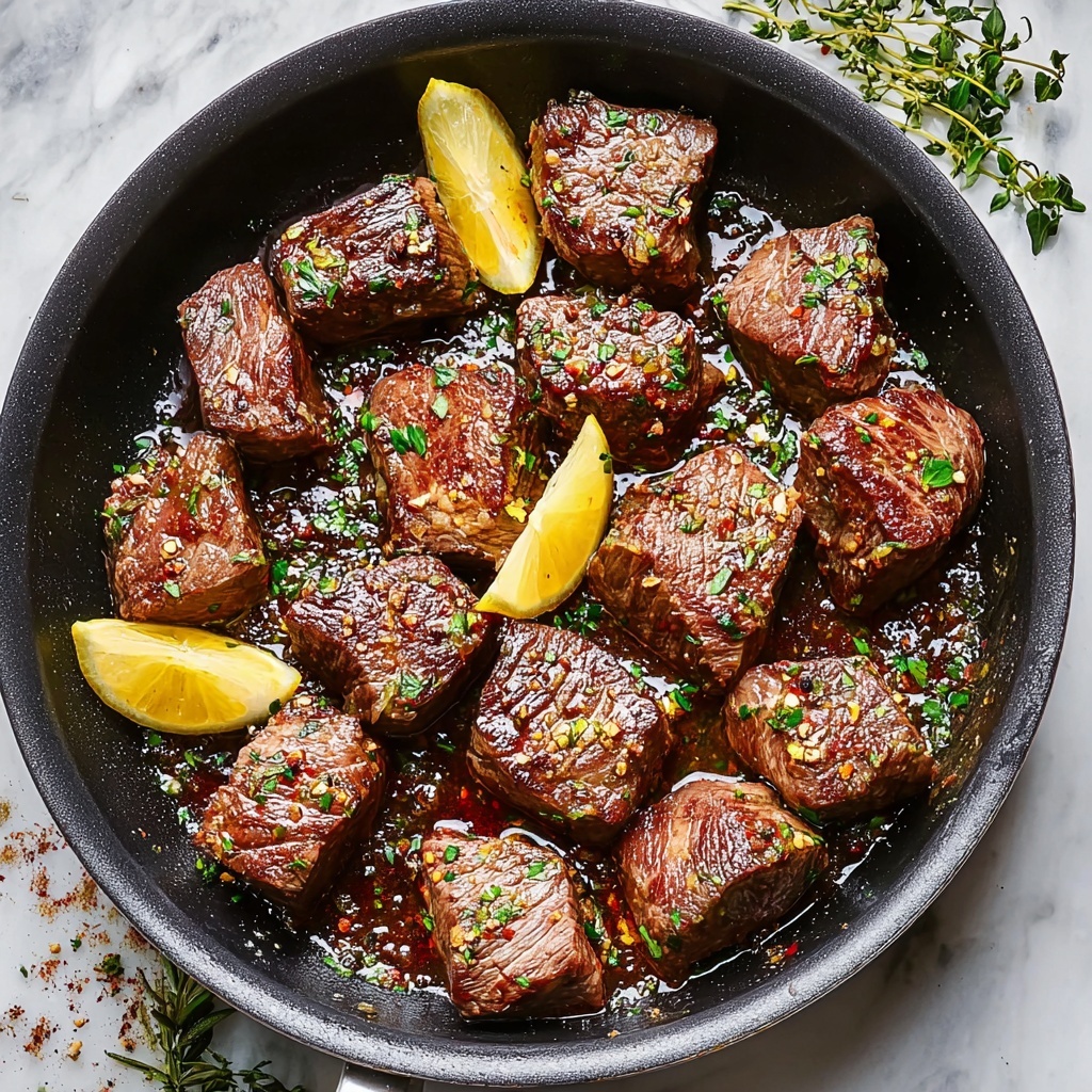 Garlic Butter Steak Bites in 15 Minutes Recipe - Recipe Image