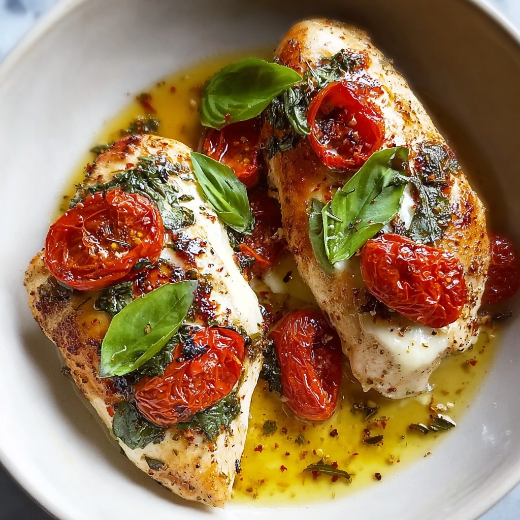 Cheesy Caprese-Stuffed Chicken for an Easy Dinner Treat Recipe - Recipe Image