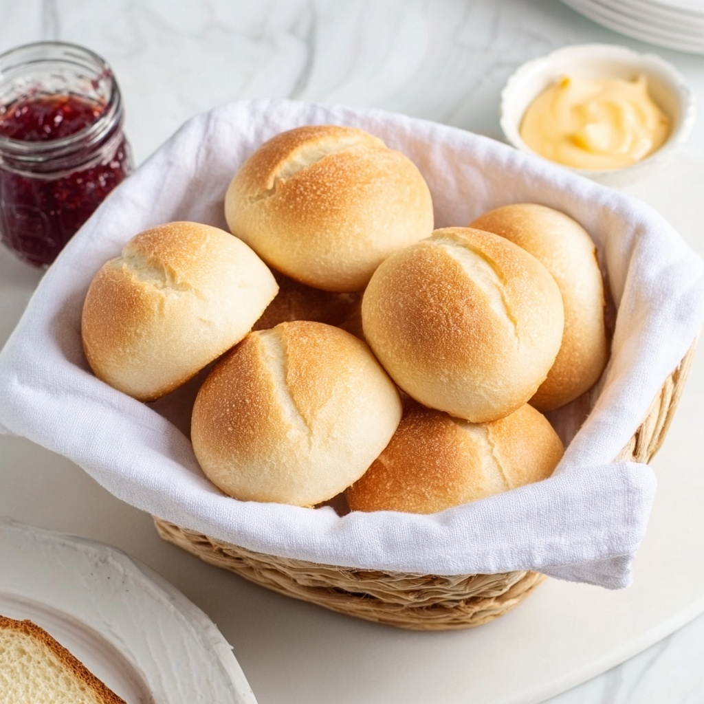 2 Ingredient Bread Rolls – No Yeast, No Kneading Recipe - Recipe Image