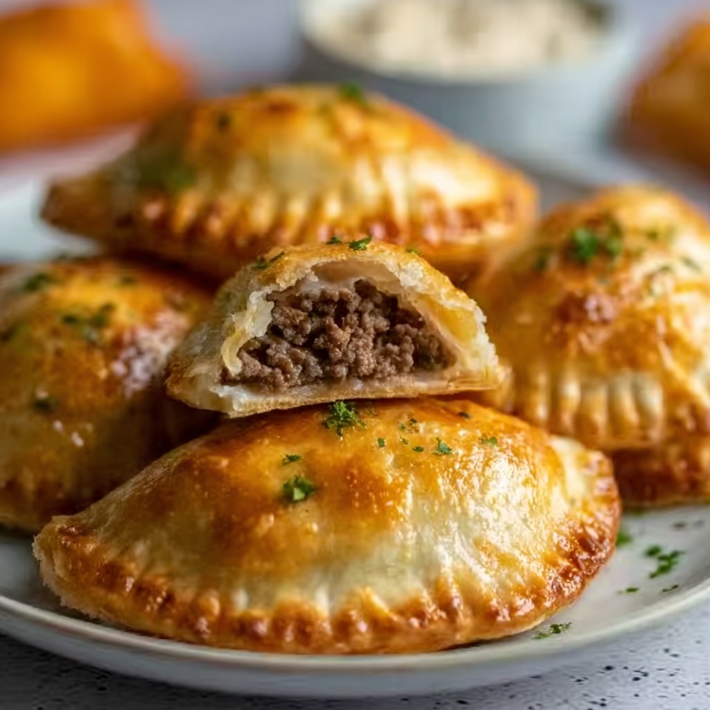 Ground Beef Hand Pies Recipe - Recipe Image