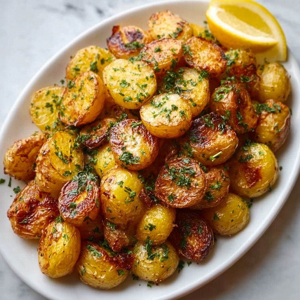 Easy Greek Lemon Potatoes Recipe - Recipe Image