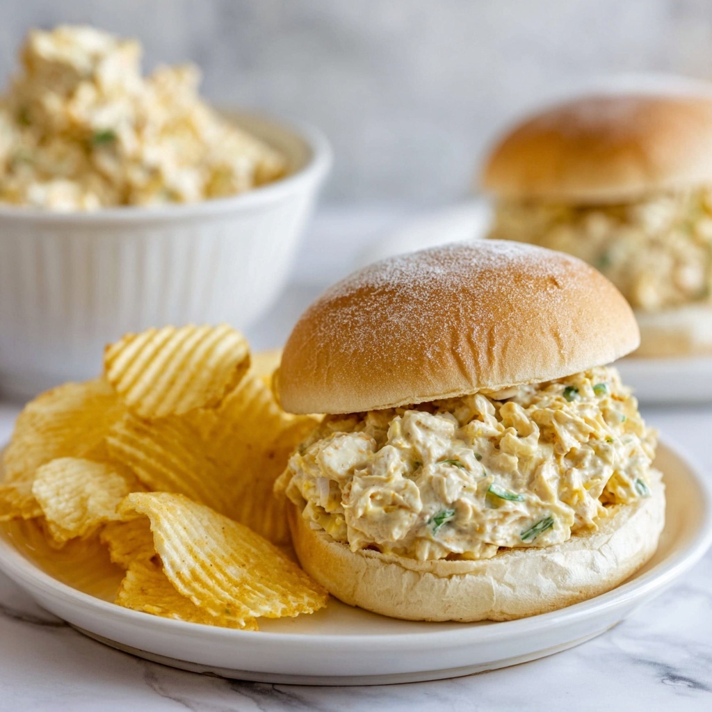 Shredded Chicken Sandwich with Creamy Ritz Cracker Spread Recipe - Recipe Image