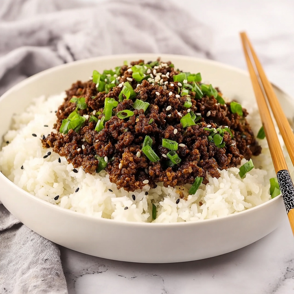 Korean Ground Beef Bowl (25-Minutes) Recipe - Recipe Image