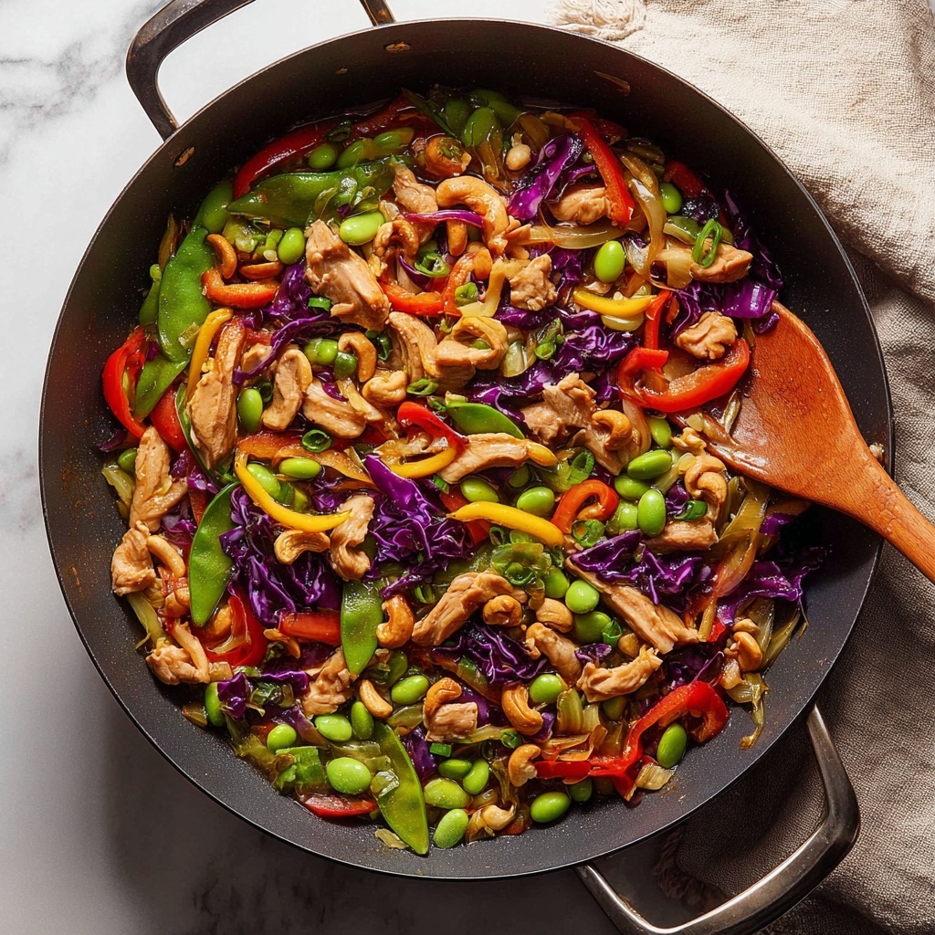 Rainbow Chicken Stir Fry Recipe - Recipe Image