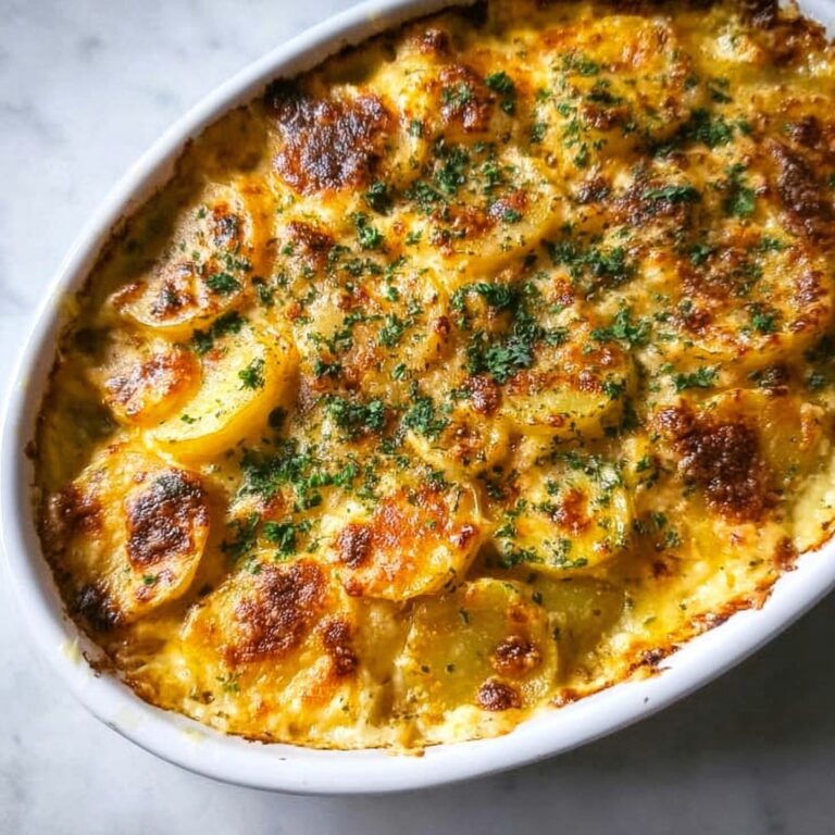 Dad’s Creamy & Cheesy Au Gratin Potatoes Recipe