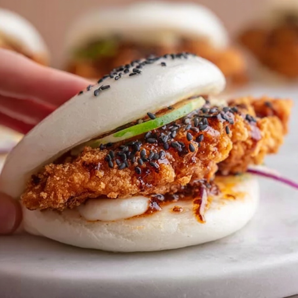 Korean Chicken Bao Recipe - Recipe Image
