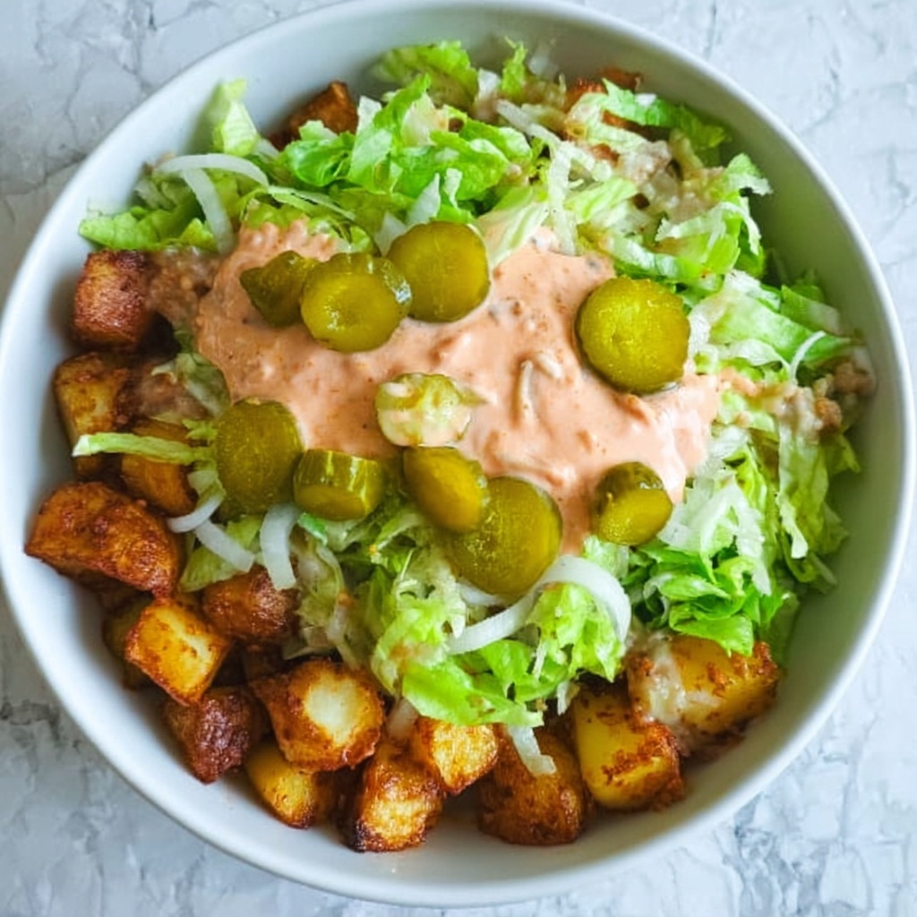 Loaded Potato Big Mac Bowl Recipe - Recipe Image