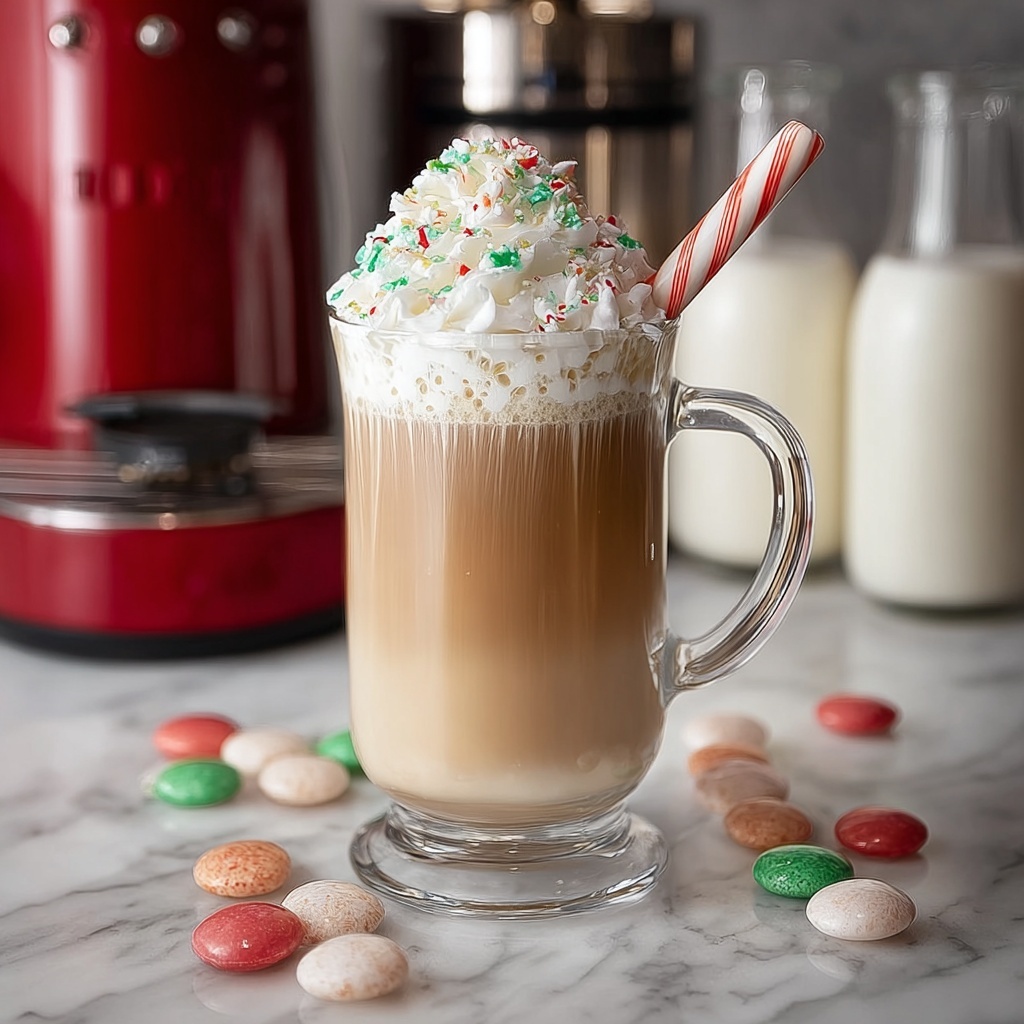 Peppermint Marshmallow Latte Recipe - Recipe Image