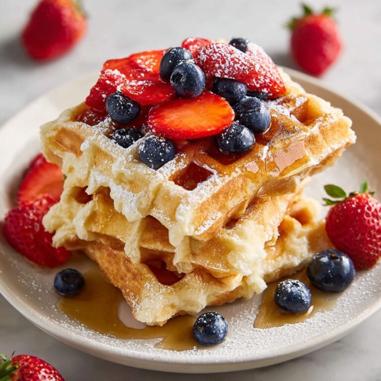 Cottage Cheese Waffles Recipe